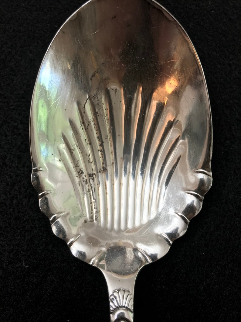 Antique Silver Plate Berry Spoon Rogers Etsy