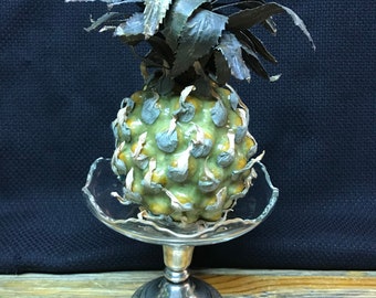 Sterling and Crystal Compote Dish