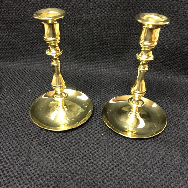 Baldwin Brass Candlesticks Etsy