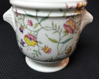 Vintage Towle Presents Royal Limoges French Cachepot in Adriana