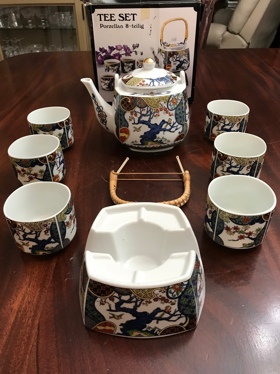 NIB Vtg Japan SEIZAN Fine China Tea Set Etsy