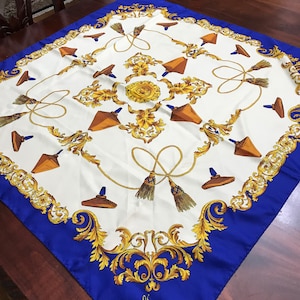 8e Jour Italy Yves Rocher Royal Blue Perfume Scarf