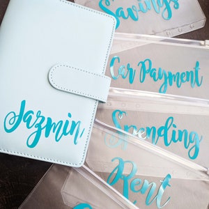 Budget binder A6 Cash envelope System Budget planner /A6 Starter organizing system Clearance Savings binder with cash envelopes