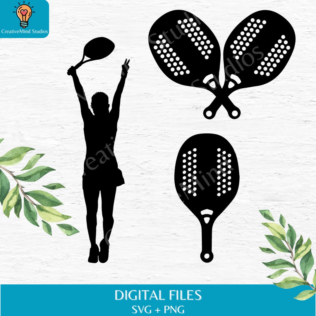 Beach Tennis Racket SVG Tennis Racket PNG Beach Tennis - Etsy