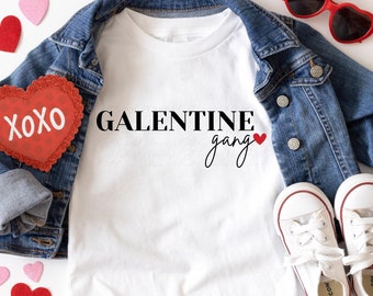 Camiseta de la pandilla Galentine, regalo divertido para San Valentín (descarga digital)