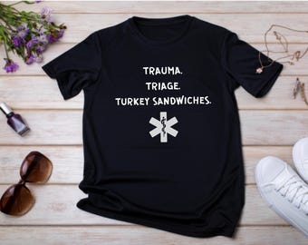 Divertente infermiera del pronto soccorso SVG PNG: Trauma, Triage, Panini al tacchino (download digitale)