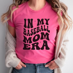 In My Baseball Era Shirt Baseball Era Shirt Maroon Baseball Mom Shirt Baseball Game Fan Shirt Mother’s Day Gift Shirt for Sports Mom