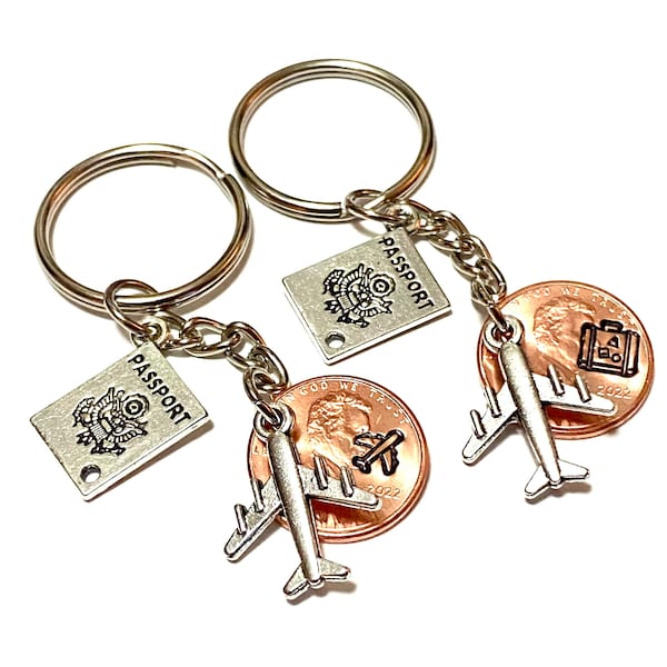 Travel Keychain Etsy