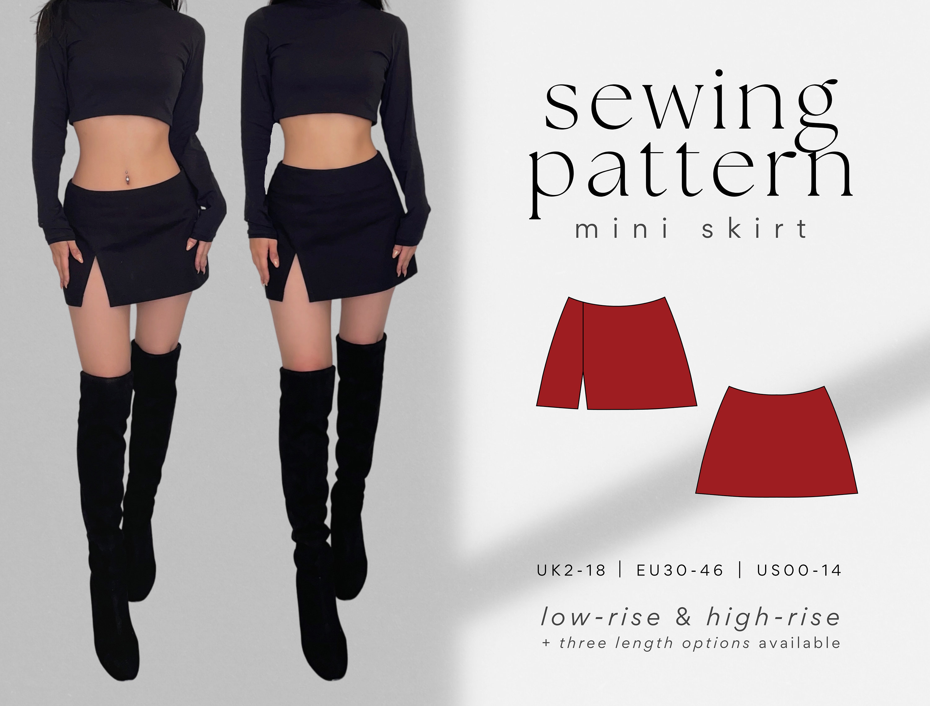 Kayla Side Slit Mini Skirt Kayla Side Slit Mini Skirt