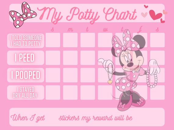 Minnie Mouse Potty Chart Minnie Mouse Potty Training - vrogue.co