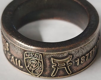 US Army Rakkasans Challenge Coin Ring - Etsy