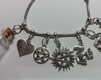 Are you a SPN fan? Bit of supernatural items. Build your own bracelet