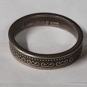 South Korea 100 won coin ring