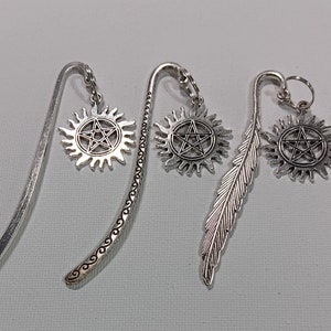 Spn, supernatural theme metal bookmarks