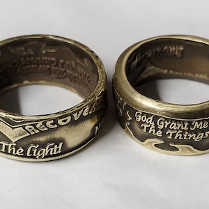 Narcotics anonymous NA coin token ring