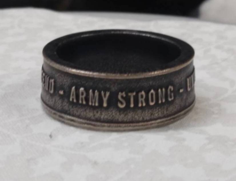 United States Army Challenge Coin Ring - Etsy