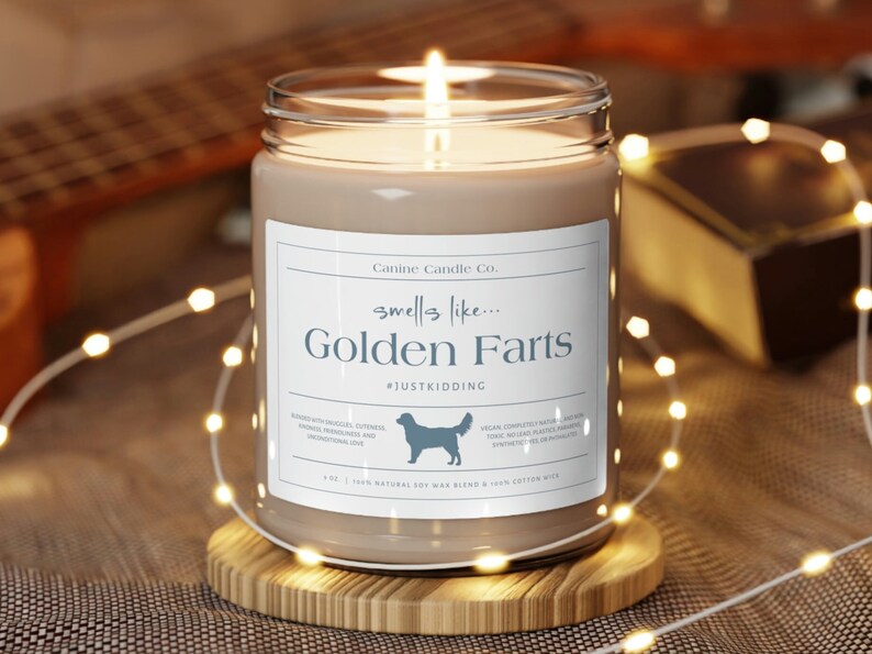 Golden Retriever Candle, Golden Retriever Gifts, Golden Retriever Mom