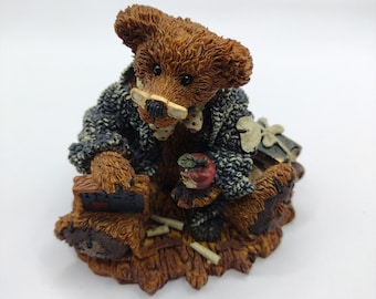 Boyds Bears Resin Figurine Wilson the Perfesser. Boyds Collection. Like New.