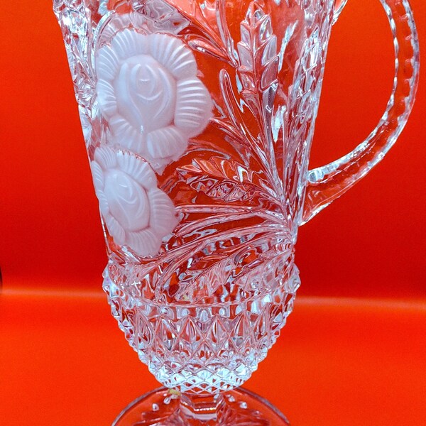 Lead Crystal Pitcher Etsy