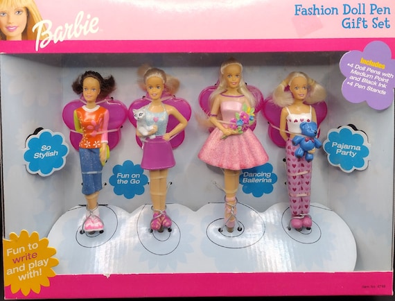 Vintage Barbie. Collectible Fashion Doll Pen Gift Set Includes