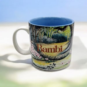 Vintage Disney Coffee Mug. Bambi Mug. Disney Collector Piece. NEW Vintage.