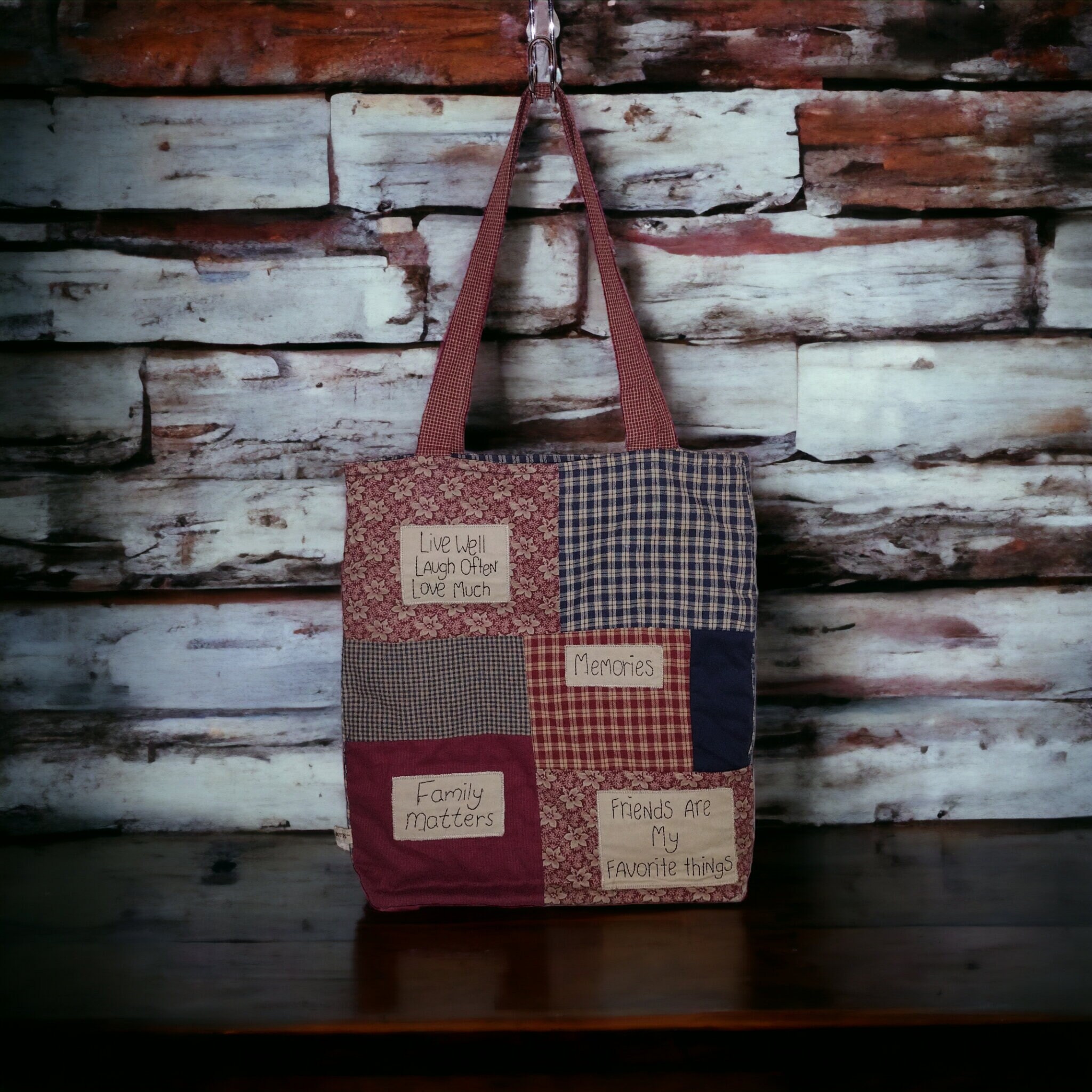 Boyds Bears Vintage, Americana-style Tote Bag Shopping Bag. Gift for her. New without Tag.