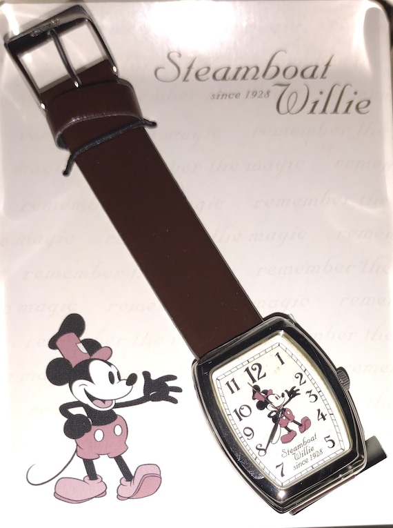 Disney Lover Gift Mickey Mouse Steamboat Willie Watch  display picture 2