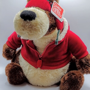 Vintage Collectible Gund Plush Stuffed Bear Cozy Holiday Living Goober. Like NEW with Tags.