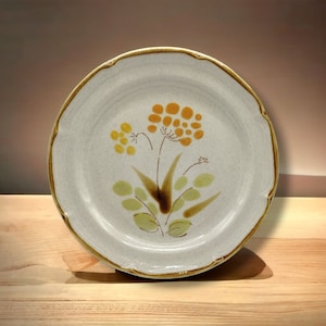 Vintage Kitchen The Classics Somerset Stoneware Salad Plate. Hand Painted. Made in Japan. Preowned.