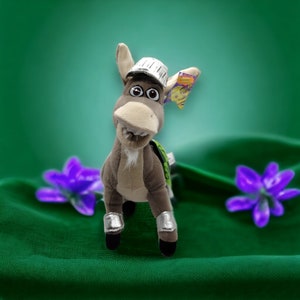 Vintage Collectible Plush Donkey Stuffed Animal DreamWorks&#39; Shrek. Like New.