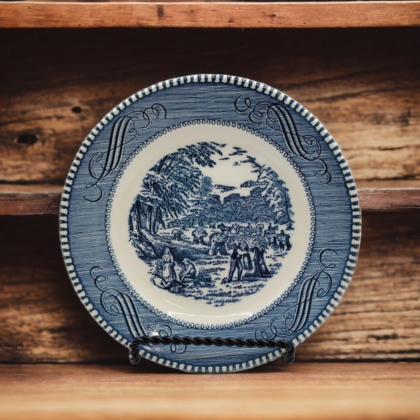Antique Currier and Ives Plates Etsy