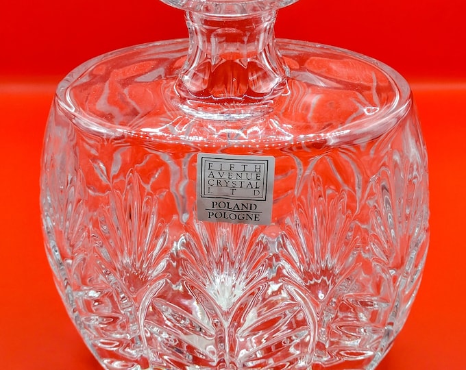 Vintage Barware 24 Lead Crystal Decanter Gift for Him Christmas Gift