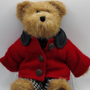 Vintage Collectible Boyds Bears Edmund Boyds Bear. Stuffed Animal. Head Bean Collection. Like New.