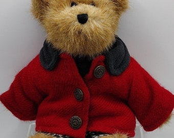 vintage Boyds Bears de collection Edmund Boyds Bear. Animal en peluche. Collection de haricots de tête. Comme neuf.
