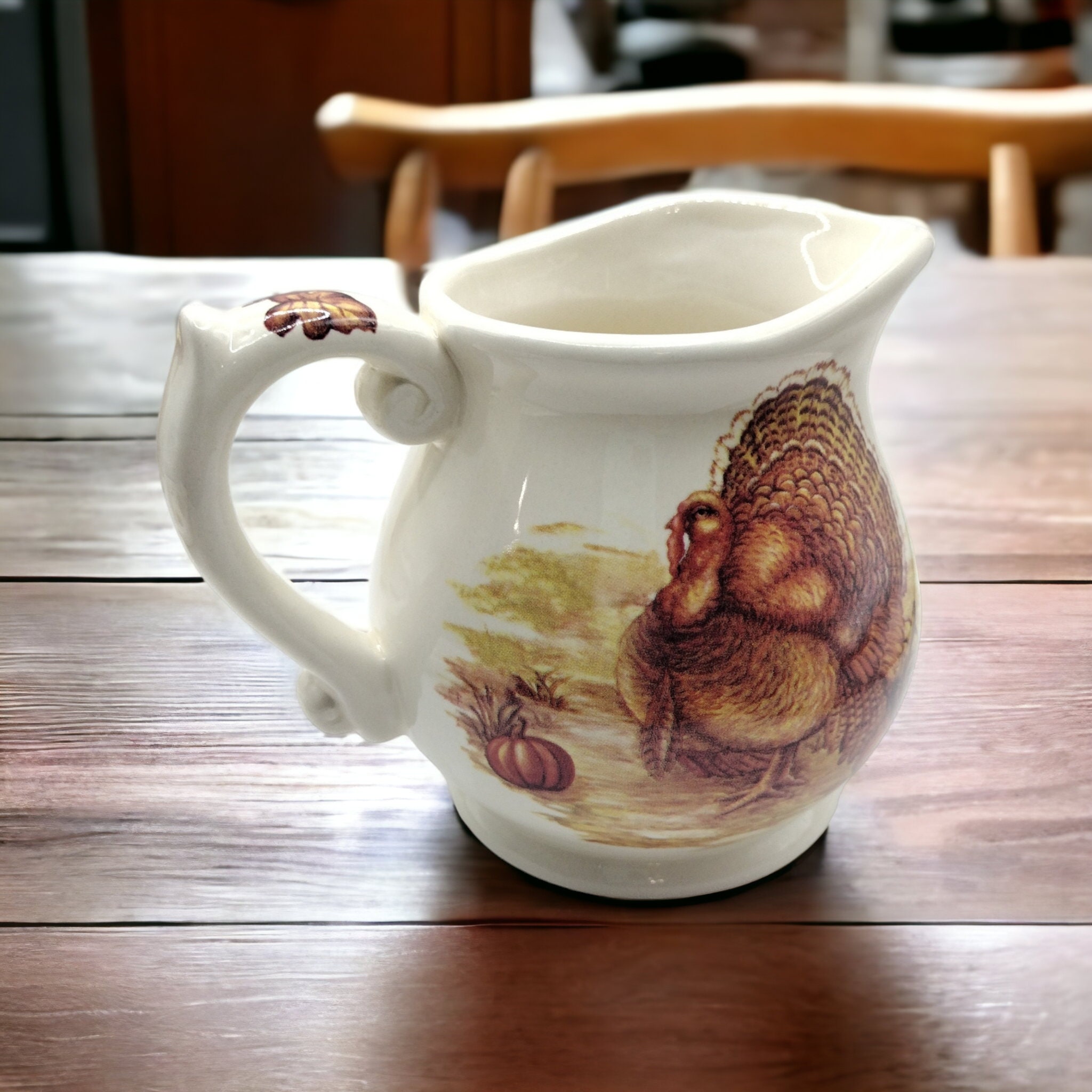 Cracker Barrel Thanksgiving Turkey Cream and Sugar Set With Etsy