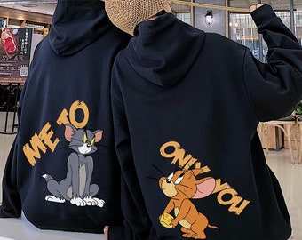 TOM & JERRY oversize Sweatshirt for couple