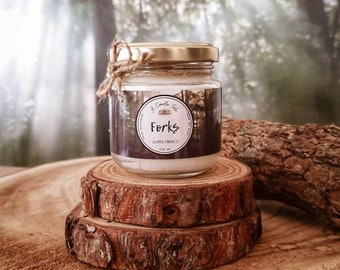 Forks handmade candle. Twilight Town