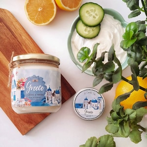 Handmade sailing from Greece.  sailing countries, Greece cities and countries, ecological sailing, soybean candle and wooden wick