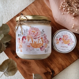 Mother's Day Candle. Gift for Mom. Fruity aroma. 100% soy, handmade
