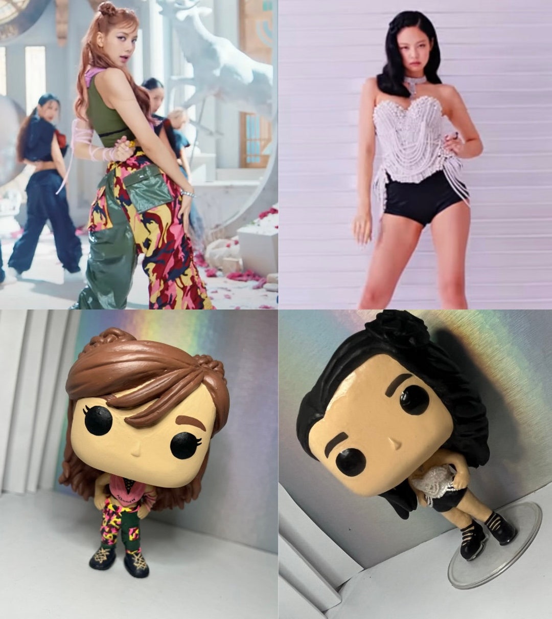 BTS Funko Pop Blackpink Lisa Pink Venom & Jennie Shut Etsy Italia