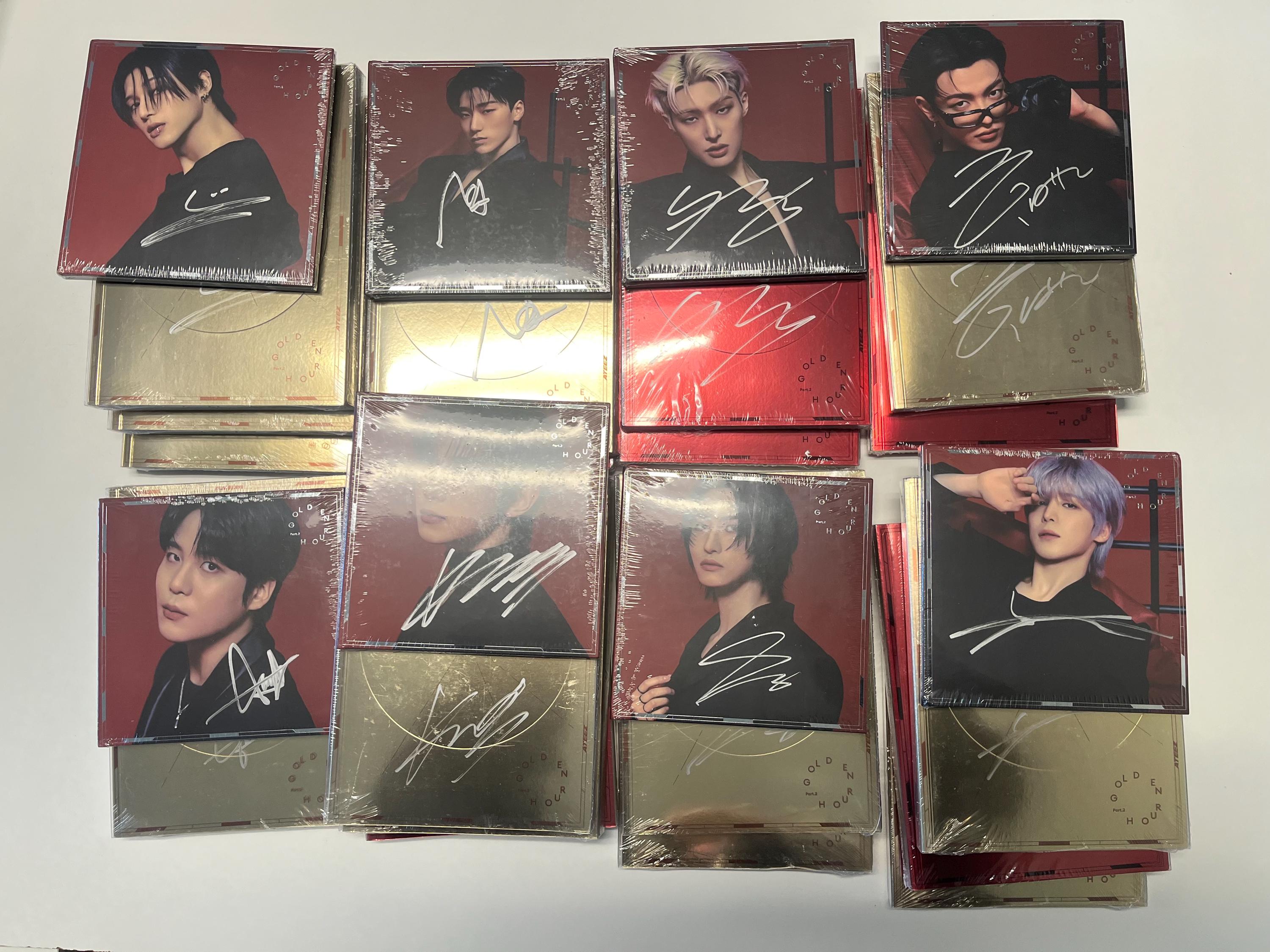 Ateez - Golden Hour Part.2 Digipack Signed - Etsy
