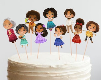Encanto Digital Design for cupcake toppers-Encanto design for cupcake toppers & DIY projects-Encanto Birthday printable-Instant Download