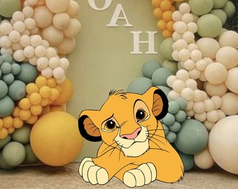 LION KING Cutout Decor Lion King printable, Lion King Baby Shower, Birthday Party, digital download