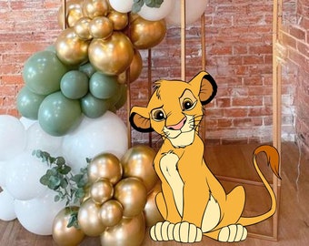 LION KING Cutout Decor Lion King printable, Lion King Baby Shower, Birthday Party, digital download