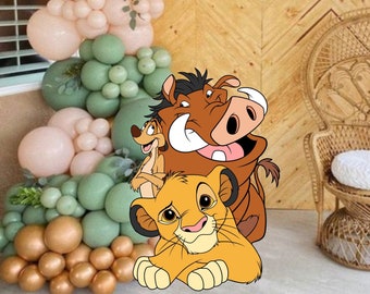 LION KING Cutout Decor Lion King printable, Lion King Baby Shower, Birthday Party, digital download