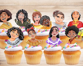 Encanto Digital Design for cupcake toppers-Encanto design for cupcake toppers & DIY projects-Encanto Birthday printable-Instant Download