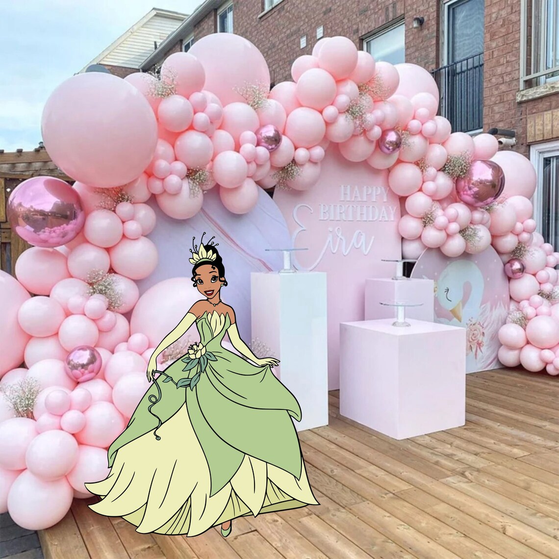 TIANA Big Decor on SALE: Cutout Decor Princess Digital - Etsy