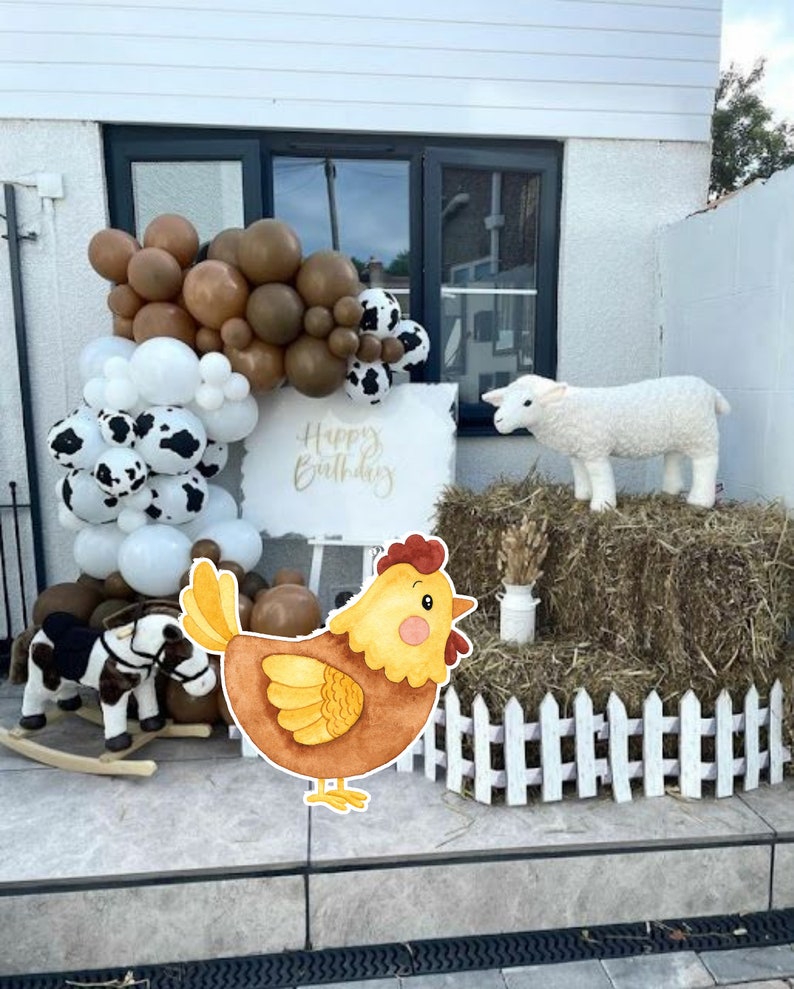 BIG DECOR FARM Animals on Sale Cutout Decor Farm Animals Etsy