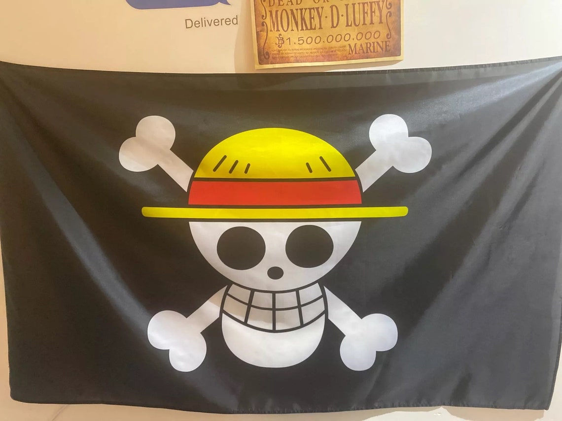 Straw Hat Pirates Flag Etsy