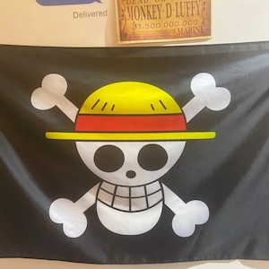 Straw Hat Pirates Flag - Etsy